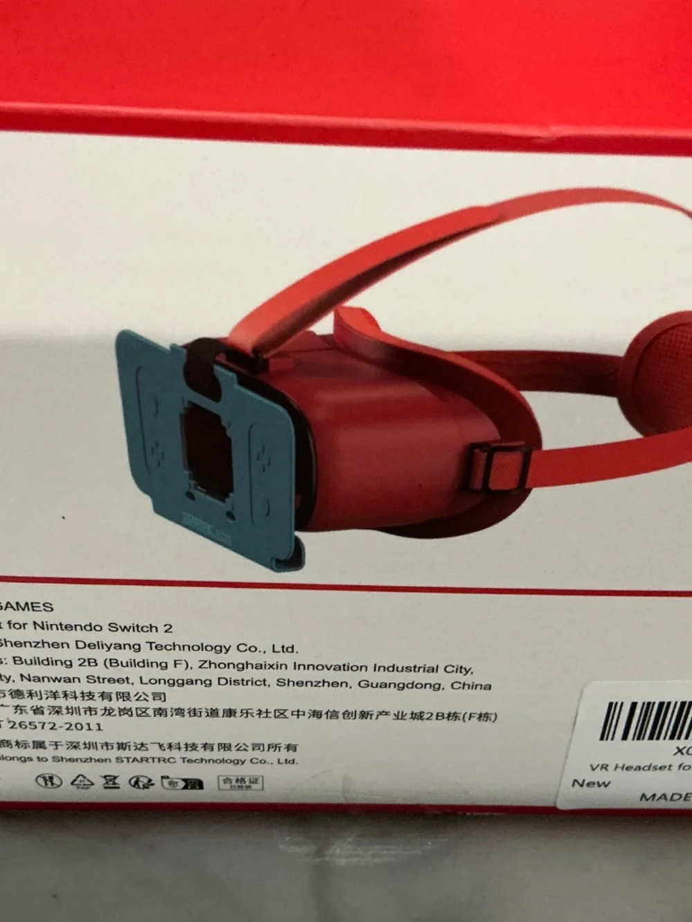 STARTRC GAMES VR Headset for Nintendo Switch, plus STARTRC GAME CASE